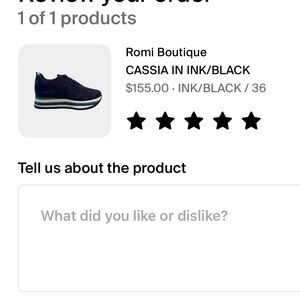 Romi boutique shoes in purple/ blue size 6 just purchased last month never worn